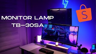 CHEAP MONITOR LIGHT BAR  TB30SA  SHOPEE [upl. by Ynnob]