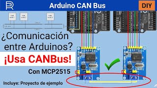 ✅ Tutorial de COMUNICACIÓN CAN BUS con ARDUINO y MCP2515 ► en sólo 8 minutos  PASO a PASO  😱 [upl. by Nho336]