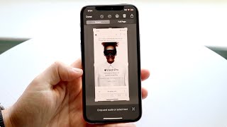 How To Take Full Page Screenshots On iOS 17 [upl. by Anaujait]