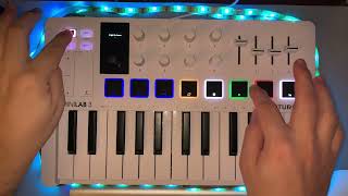 Blinding Lights  Cover  Live Looping Arturia MiniLab 3 [upl. by Lasonde573]