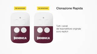 Benincà Training Guida alla procedura di copiatura dei codici fissi abilitazione codici ARC [upl. by Eberly]