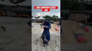 Petang ni sempat lagi angel singgah ke gudang nak tengok proses simen lantai gudang [upl. by Trill970]