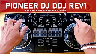 Guto Loureiro  Controladora Pioneer DJ DDJ REV 1  Review Completo em Português [upl. by Fillander]