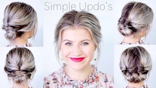 Simple Elegant Updo Hairstyles For Medium Length Hair  Milabu [upl. by Florette741]