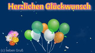 Herzlichen Glückwunsch zum Geburtstag 💐Geburtstagswünsche 🎂 Geburtstagsgrüße [upl. by Suolevram]