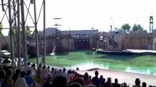 John Rambo Stunt Show  Movieland Lake Garda Lazise  Italy [upl. by Pomcroy]