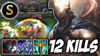 Wild Rift  Pantheon Carry VS Urgot Baron Lane [upl. by Jess]