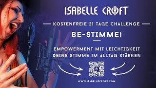 🗣️ BeStimme kostenfreie 21 Tage Challenge stimmtraining vocalcoach [upl. by Adirem667]