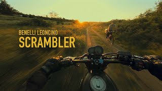 OFF ROAD Sunset chase  Benelli Leoncino 500 Trail 4K [upl. by Yecaj]