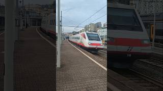 Trenitalia Frecciabianca FB8619 Milano CleRoma T partenza da Genova Brignole ETR460 [upl. by Haberman573]