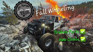 More Fall Wheeling Action Broken parts and new climbs [upl. by Nocam692]