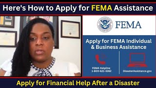 🌀 Need Disaster Relief Heres How to Apply for FEMA Assistance [upl. by Prager]