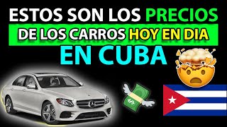 💲 Cuanto CUESTA un CARRO EN CUBA 😰 Venta de Carros en Cuba  Precios de Autos en CUBA 2022 [upl. by Cowen5]