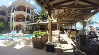 Ambergris Caye Belize Walking through the Sunbreeze Suites [upl. by Ellehciram808]