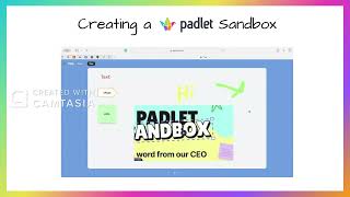 Introduction to Padlet Camtasia [upl. by Aihsetan]