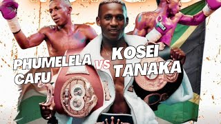 Phumelela Cafu vs Kousei Tanakafight highlight boxing boxingnews [upl. by Lila]