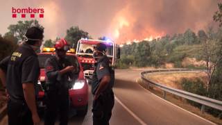 Incendi Forestal La Jonquera  22 de Juliol de 2012 migdia [upl. by Faubert701]