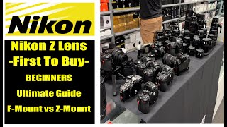 Mastering Nikon Z Cameras Choosing Your First Lens [upl. by Urien]