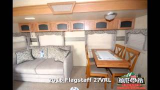 2016 Forest River Flagstaff Super Lite 27VRL Travel Trailer Rear Living Room in Claremore OK [upl. by Sumedocin]