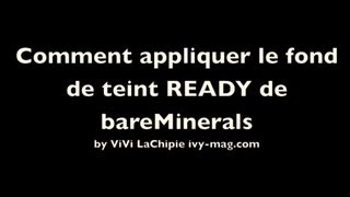 Maquillage peau noire et métissée  Comment appliquer le fond de teint READY de bareMinerals [upl. by Peer]