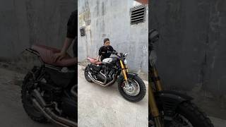 Lu mau nggak  custom harleydavidson xr1200 fyp bengkelmodifikasi kerjakerjawelding [upl. by Anisamot]