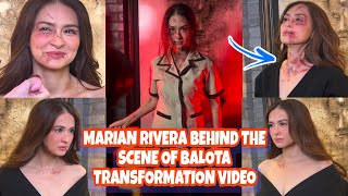 🔴MARIAN RIVERA BEHIND THE SCENE OF BALOTA TRANSFORMATION VIDEO [upl. by Ailem]