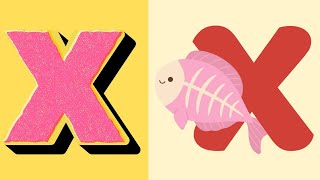 Letter X words start with X letter x words for kids x for words Alphabet X Letter X words [upl. by Alysa]