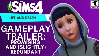 Sims 4 Life amp Death Gameplay Trailer Is [upl. by Odrarej590]