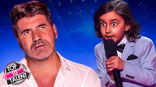 OUTCH Kid Comedians ROAST Simon Cowell and The Judges on Got Talent [upl. by Ketti286]