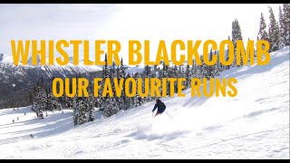 Whistler Blackcomb  BEST groomed runs with trail map intermediate whistlerblackcomb [upl. by Tatman246]