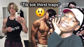 Rating Tik tok thirst traps because Im bored😉 viral thirsttrap larrivlogs [upl. by Nangem]