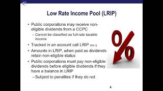 General Rate Income Pool GRIP amp Low Rate Income Pool LRIP [upl. by Ahsenev45]