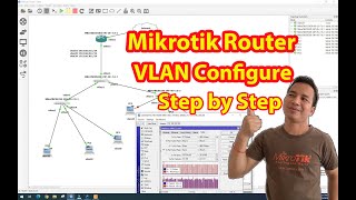 Mikrotik Router VLAN Configuration step by step [upl. by Rudd]