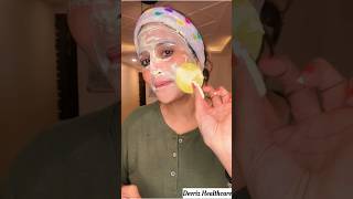 Pigmentation face pack 100 results 100 effective try must youtubeshorts skincare [upl. by Malek739]