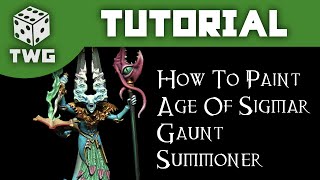 Games Workshop Tutorial How To Paint An Age of Sigmar Gaunt Summoner [upl. by Ertha821]