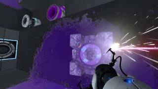 Portal 2 Walkthrough quotAdhesion Sticky gelquot by Prototype [upl. by Broeker]