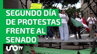 Trabajadores del PJF realizan protestas intermitentes en Paseo de la Reforma [upl. by Novoj]