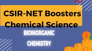 CSIRNET Boosters Chemical Science Bioinorganic Chemistry csirnet gate iitjam [upl. by Ellehcal]