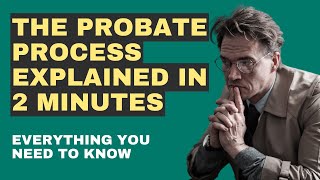 The Probate Process Explained In 2 Minutes [upl. by Kendyl]