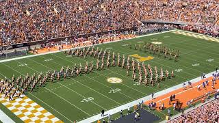 University of Tennessee Pride of the Southland Marching Band pregame09112021 with Flyover [upl. by Horan507]