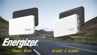 Energizer® Ultra Slim Power Bank UE4005amp UE8005 [upl. by Schug603]