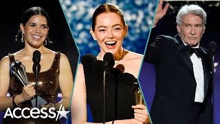 Critics Choice Awards 2024 Top Moments Emma Stone America Ferrera amp More [upl. by Eerot]