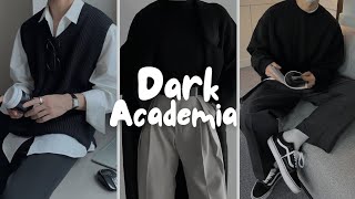 dark academia aesthetic  dark academia outfits for men [upl. by Kemp]