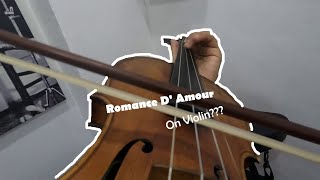 Romance DAmour arranged for violin Ruggiero Ricci version [upl. by Pail]