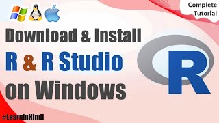 How to Install R and RStudio on Windows Linux amp MacOS tutorial rprogramming [upl. by Nilyaj]