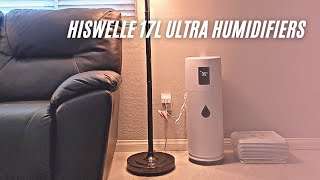 Hiswelle 17L45Gal Ultra Large Humidifiers Review amp User Manual  Quiet Humidifiers for Large Room [upl. by Ronnoc]