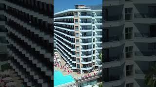 Hotel Angela Fuengirola travel beach playa hotel drone fuengirola costadelsol andalucia [upl. by Tiffie]