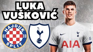 Luka Vuskovic  Welcome to Tottenham Hotspur  Best Defensive Skills amp Passes [upl. by Strohbehn]