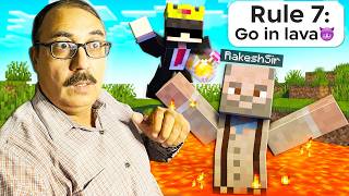 I Taught Rakesh Sir Minecraft Gone Wrong betaaaisahia [upl. by Franchot259]