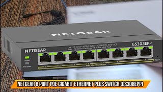 NETGEAR 8 Port PoE Gigabit Ethernet Plus Switch [upl. by Illona722]